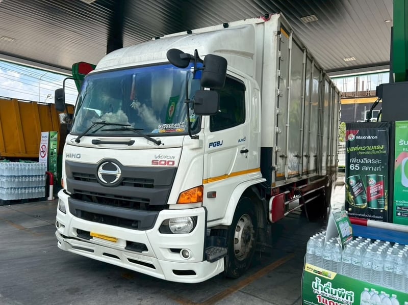 🔥 ขายตัด! ใครช้าคือพลาด ☎️โทรเลยตอนนี้ 061-0909499  หกล้อตู้สิบบาน HINO FG8J  240 แรงม้า ปี 60 (7915)