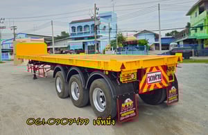 หางพื้นเรียบสามเพลา อู่ WAFA ปี 2563 (6112)