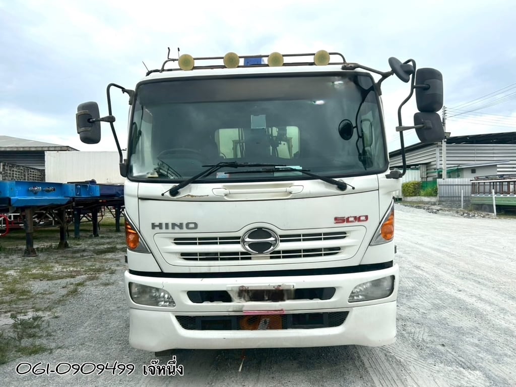 หกล้อติดเครน HINO FG8J 212 แรงม้า 2556 (7098) หกล้อติดเครน HINO FG8J 212 แรงม้า 2556 (7098)