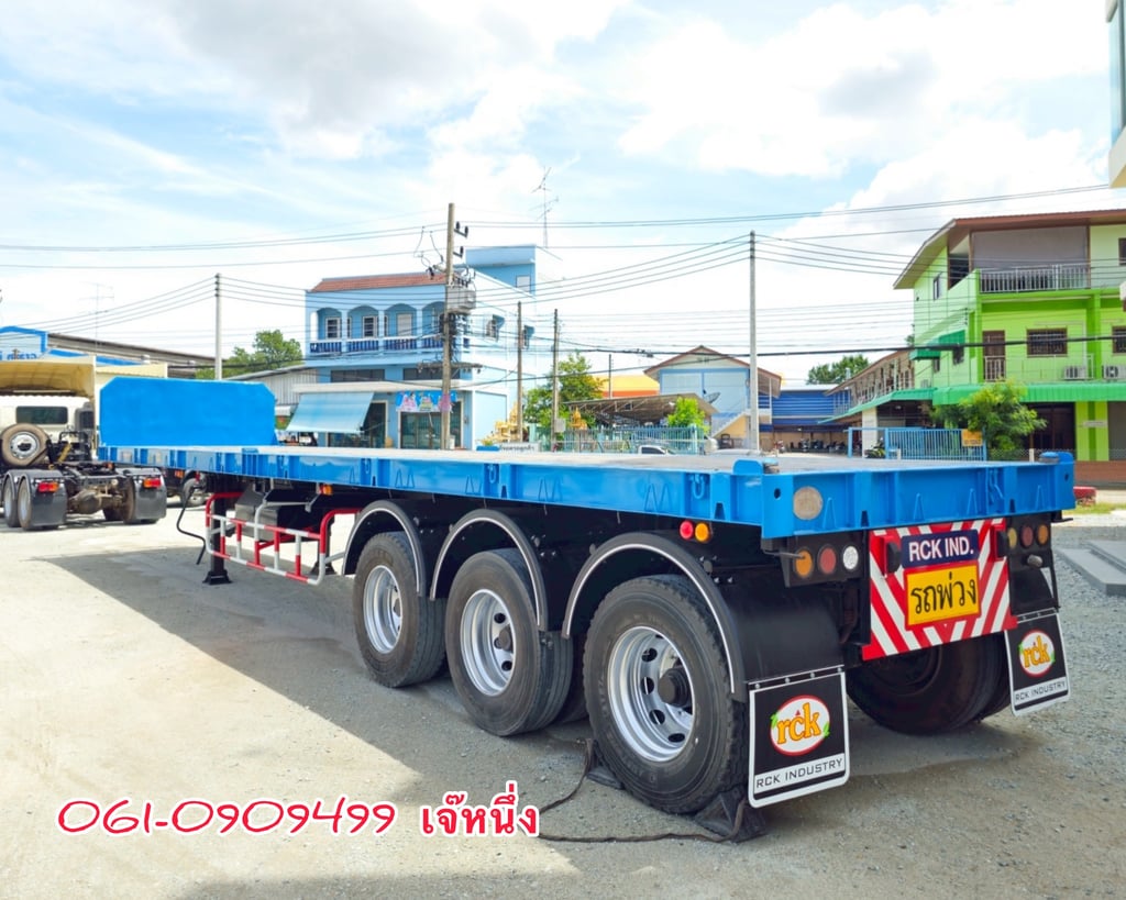 หางพื้นเรียบสามเพลา อู่ RCK ปี 2564 (8647) หางพื้นเรียบสามเพลา อู่ RCK ปี 2564 (8647)