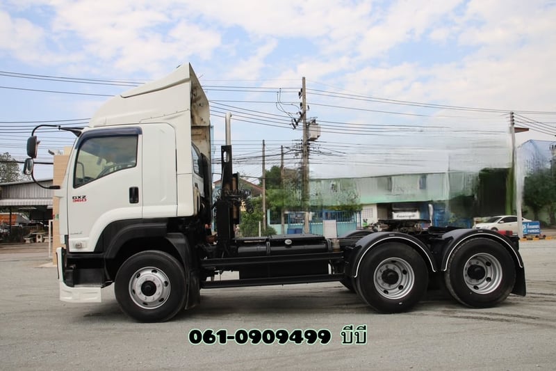 ISUZU GXZ 360แรงม้า รถบรรทุก หัวลาก 10ล้อ หัวลาก เฉพาะหัว ปี2017 เลขไมล์น้อยกว่า 500,000 กม.