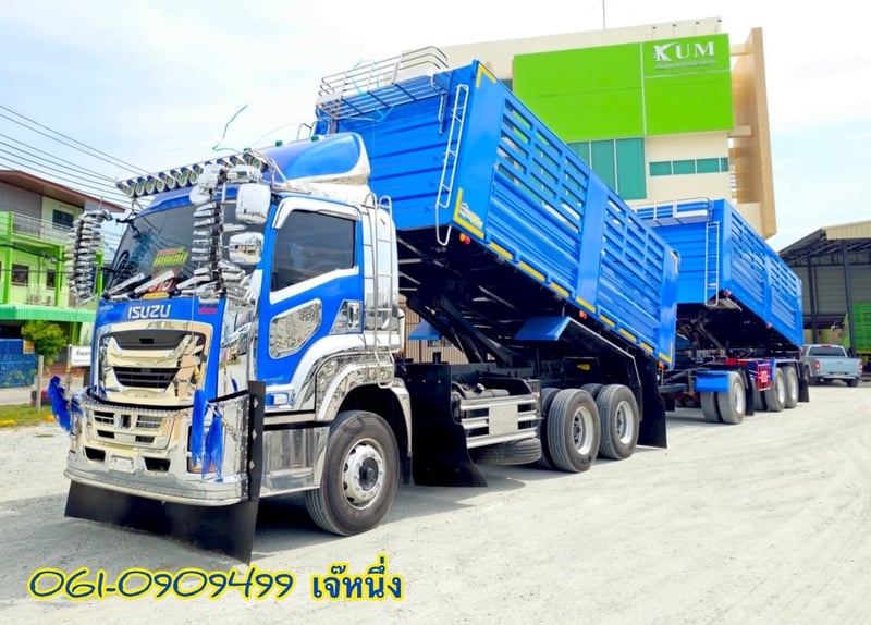 สิบล้อดั้มพ์พ่วง Isuzu Fxz 360 แรงม้า ปี 2566(3502)