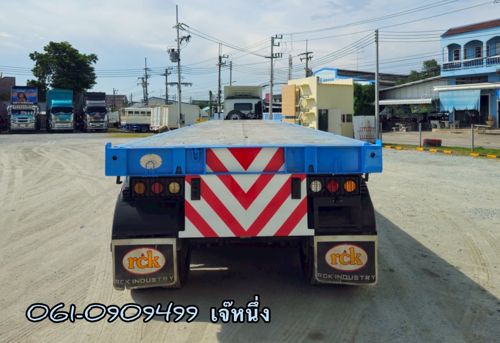 หางพื้นเรียบสามเพลา อู่ RCK ปี 2561 (4437)