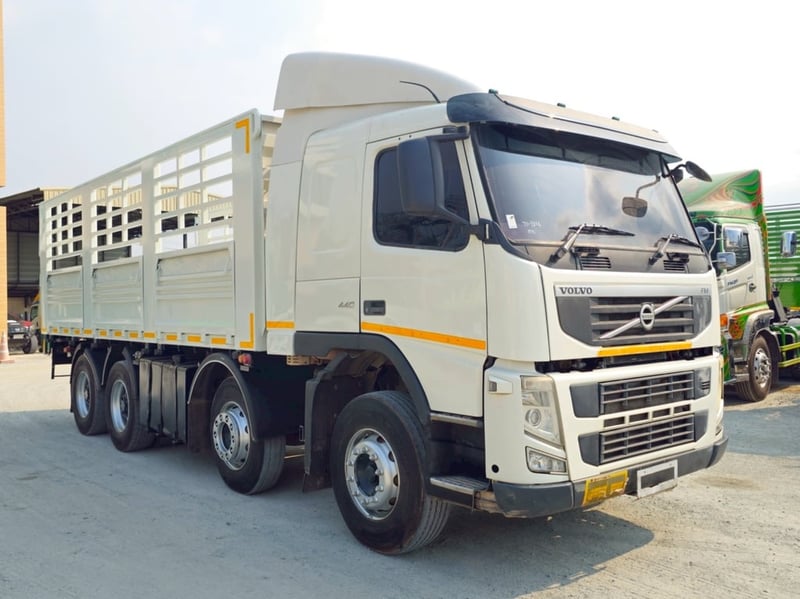 12 ล้อกระบะคอก VOLVO FM 440 แรงม้า ปี 2556 (2894) ✔️เก็บงานกระบะสวยแล้ว