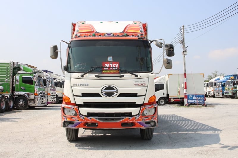 สิบล้อกระบะคอก HINO FL8J 260 แรงม้า ปี 2559 (2895)