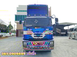 🔥Vายตัด 12 ล้อดั้มพ์พ่วงเกษตรชุดใหญ่ ISUZU FYH 360 แรงม้า ปี 2557 (2465,2466)