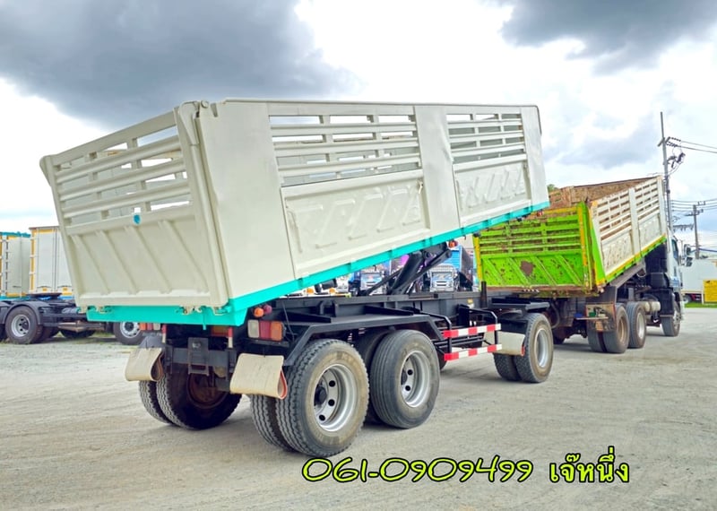 สิบล้อดั้มพ์พ่วง ISUZU FXZ 360 แรงม้า ปี 2556 (2374) สิบล้อดั้มพ์พ่วง ISUZU FXZ 360 แรงม้า ปี 2556 (2374)