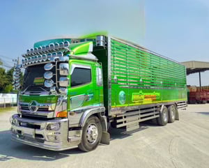 👉สิบล้อกระบะคอก HINO FL8J 260 แรงม้า ปี 2566 (5115)