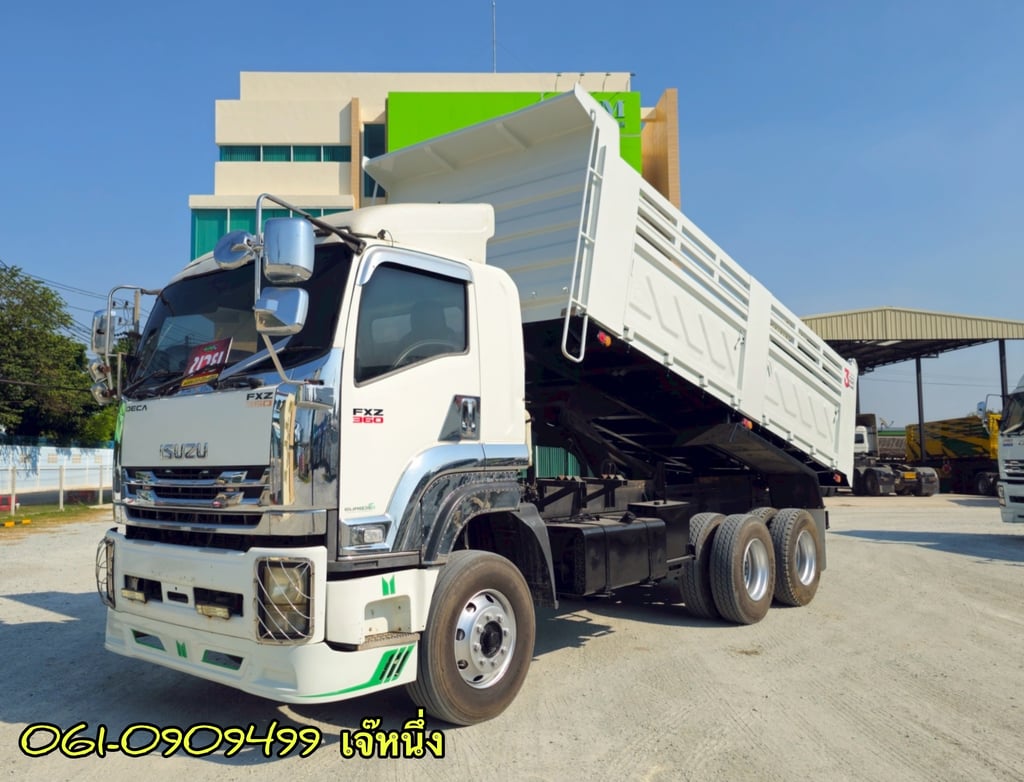 🌟โปรช่วยดาวน์ 6% ของราคารถ  สิบล้อดั้มพ์ ISUZU FXZ 360 แรงม้า ปี 2556 (2374)