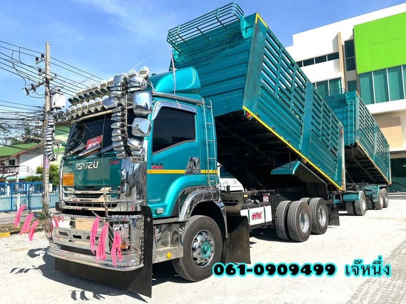 สิบล้อดั้มพ์พ่วง Isuzu Fxz 360 แรงม้า ปี 2566 (5392)