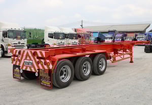 หางก้างสามเพลา อู่ สามมิตร ปี 2560 (5348) Sาคา 400,000 บาท  ➖➖➖➖➖➖➖➖   📞สนใจโทร. 061-0909499 เจ๊หนึ่ง ** ขอเน้นโทรนะคะ ** . #รถบรรทุกมือสอง #รถบรรทุก #สิบล้อหัวลาก  #หางพื้นเรียบ #หางก้างสามเพลามือสอง 