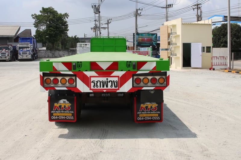 หางพื้นเรียบสามเพลา อู่ ส.สมบัติ ปี 2561 (5529)