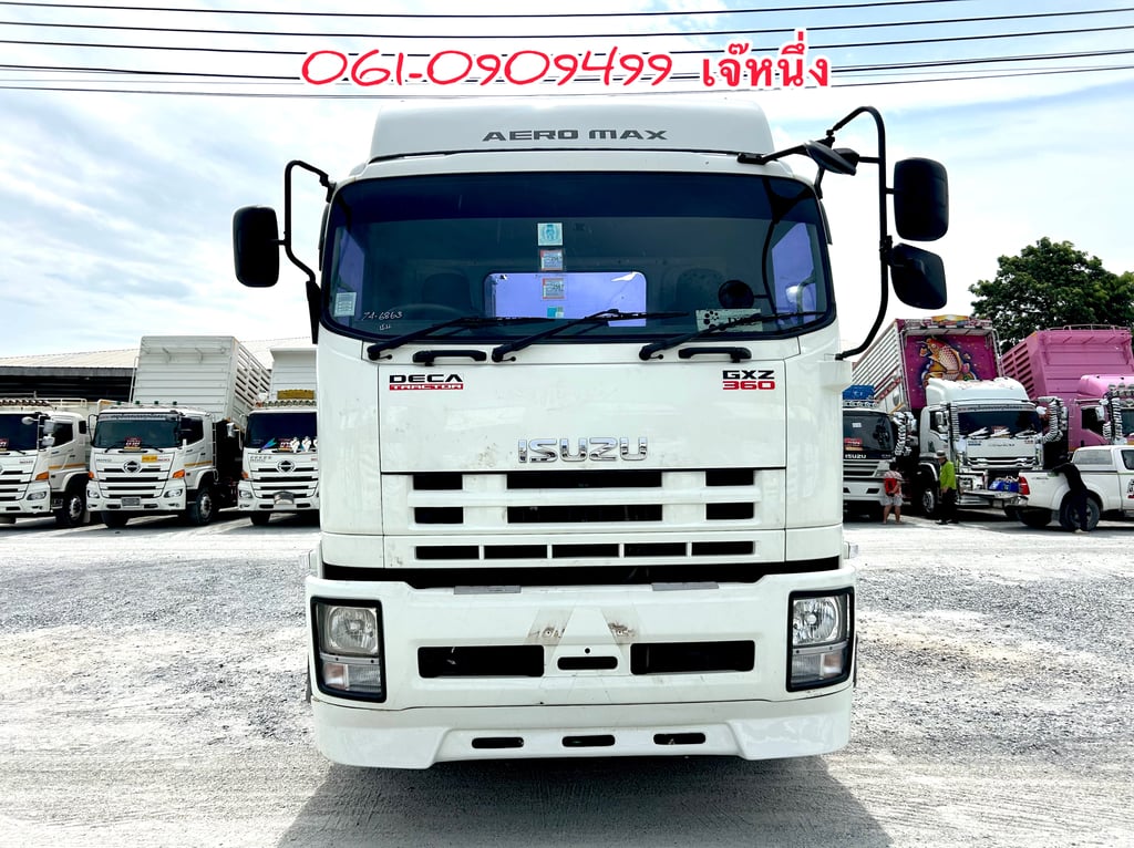 สิบล้อหัวลาก Isuzu Gxz 360 แรงม้า ปี 2555 (6863) สิบล้อหัวลาก Isuzu Gxz 360 แรงม้า ปี 2555 (6863)