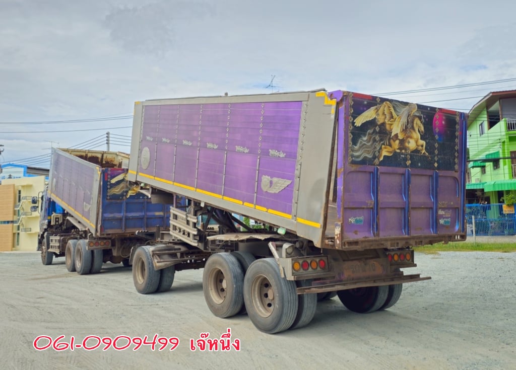 🌟โปรช่วยดาวน์ 6% ของราคารถ สิบล้อดั้มพ์พ่วง Isuzu Fxz  360 แรงม้า ปี 2565 (2868)