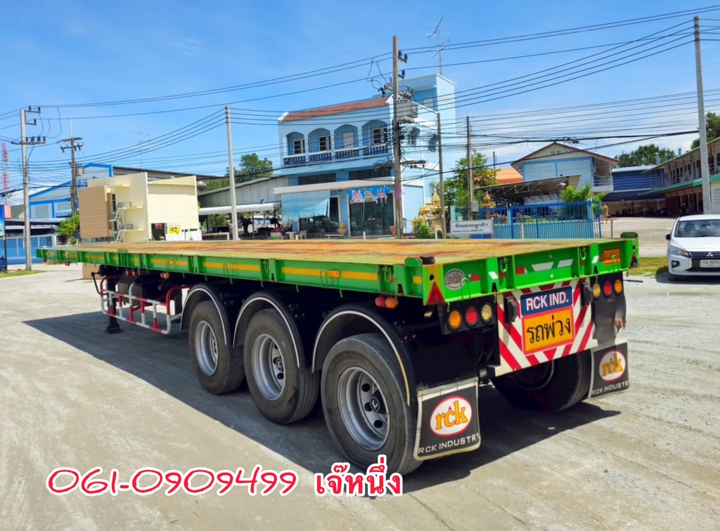 💥โปรขายคู่หัวลาก  ลด 120,000 บาn  หางพื้นเรียบสามเพลา อู่ RCK ปี 2566 (5616)