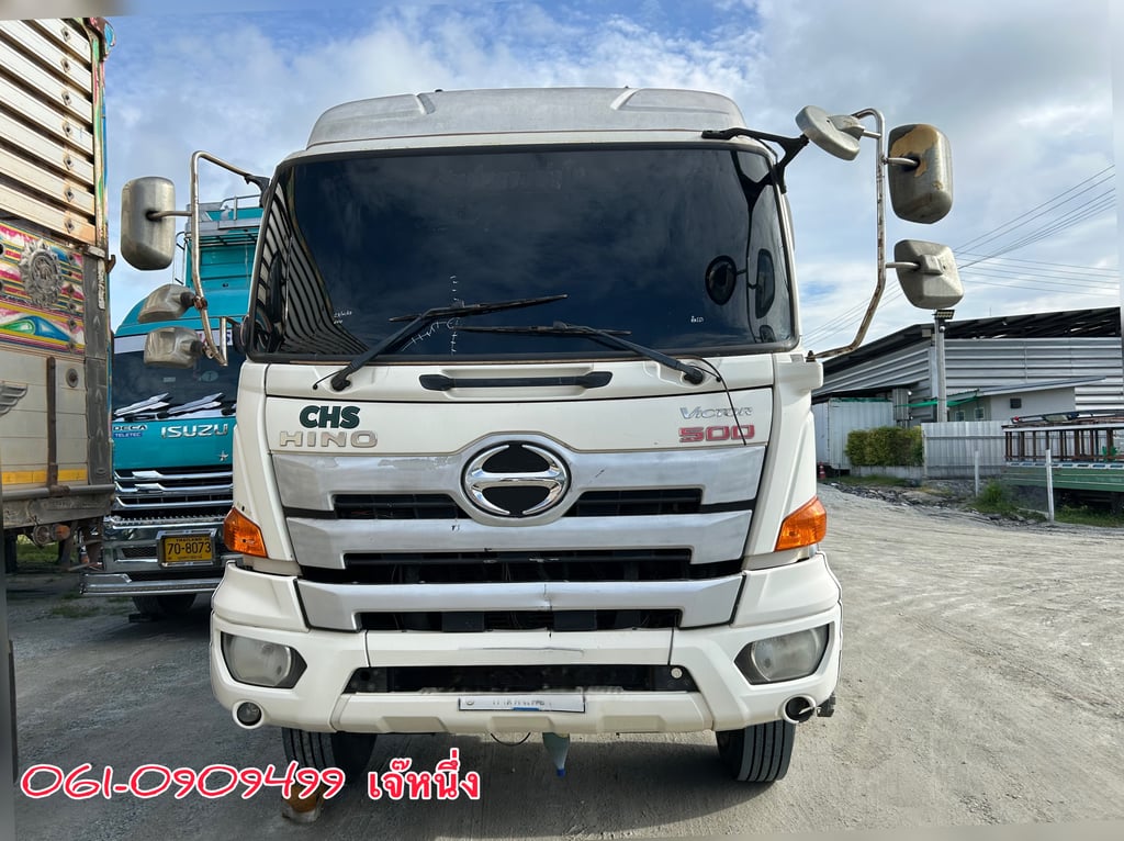 🔥 Vายตัด สิบล้อดั้มพ์เดี่ยว Hino Victor  344 แรงม้า ปี 2559 (3775)