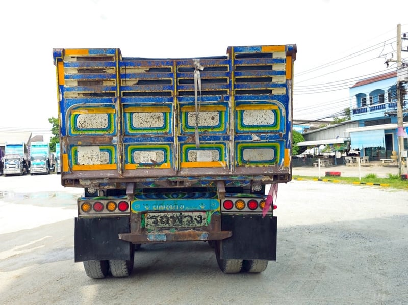 สิบล้อดั้มพ์พ่วง Hino FM1A  344 แรงม้า ปี 2556 (3163)