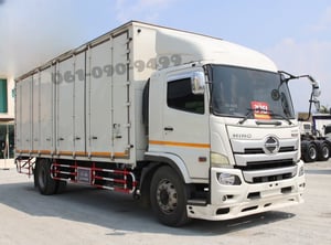 หกล้อตู้ Hino Victor มีคันเดียว‼️  ☎️โทร.เลย 061-0909499  หกล้อสิบบาน HINO FG8J  240 แรงม้า ปี 2561 (4378)