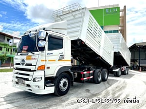 🌟โปรช่วยดาวน์ 6% ของราคารถ สิบล้อดั้มพ์พ่วง Hino FM1A 344 แรงม้า ปี 2566 (7371) 🌟โปรช่วยดาวน์ 6% ของราคารถ สิบล้อดั้มพ์พ่วง Hino FM1A 344 แรงม้า ปี 2566 (7371)