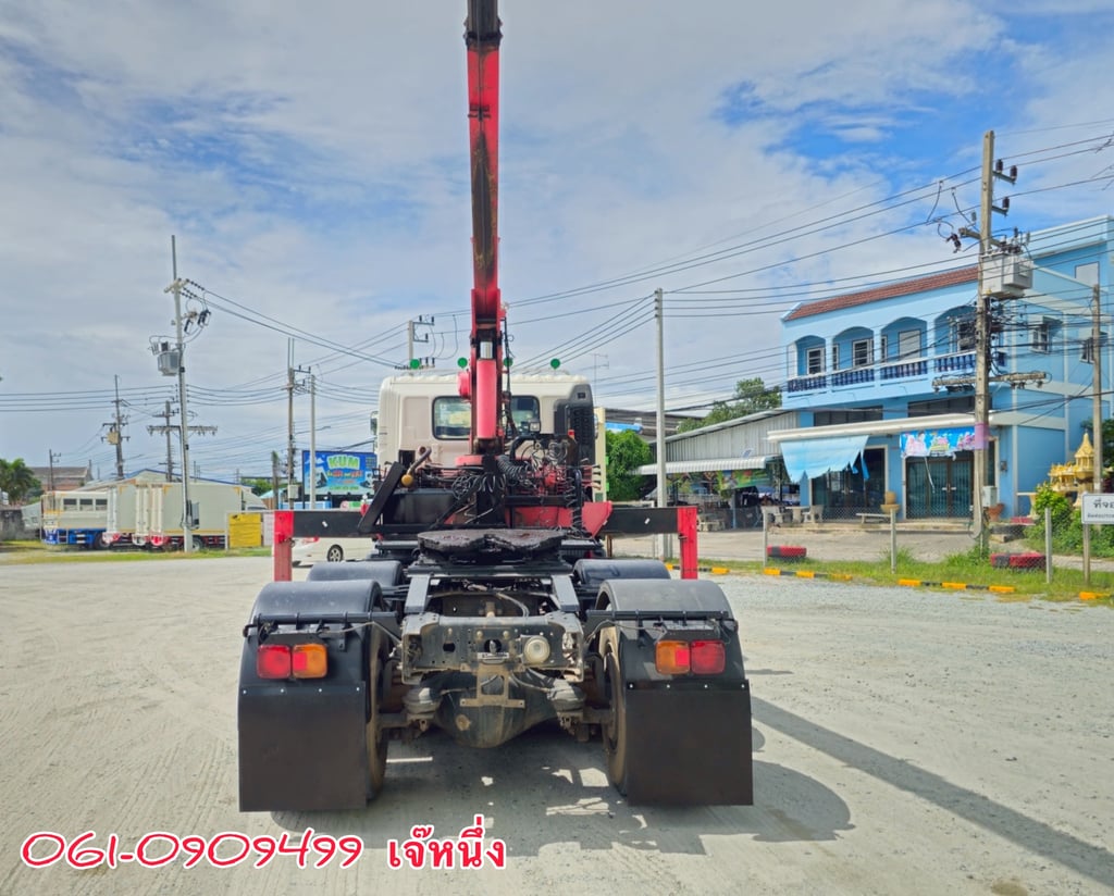 สิบล้อหัวลากติดเครน  Hino FM1A  344 แรงม้า  ปี 2562 (0293)