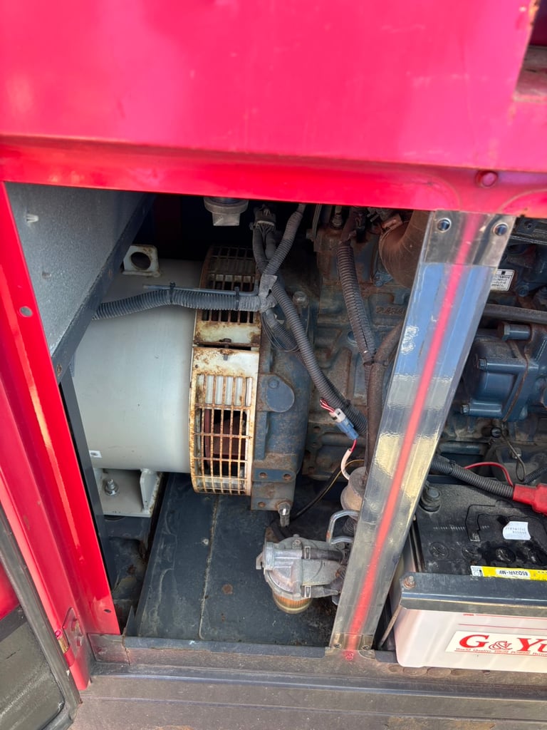 เครื่องปั่นไฟแอร์แมน25kva เครื่องปั่นไฟแอร์แมน25kva