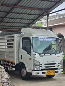 ISUZU NMR 96แรงม้า รถบรรทุก 6ล้อ กระบะคอกสูง ปี2019 เลขไมล์น้อยกว่า 500,000 กม.