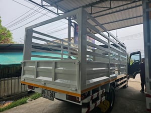 ISUZU NMR 96แรงม้า รถบรรทุก 6ล้อ กระบะคอกสูง ปี2019 เลขไมล์น้อยกว่า 500,000 กม.