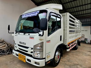 ISUZU NMR 96แรงม้า รถบรรทุก 6ล้อ กระบะคอกสูง ปี2019 เลขไมล์น้อยกว่า 500,000 กม.