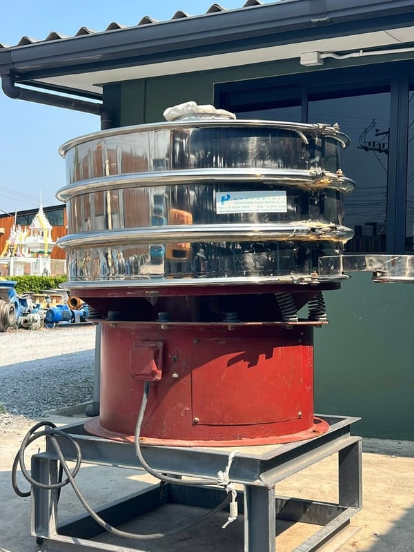 ตะแกรงร่อนเขย่าแบบสเตนเลส แบบปิ่นโต 3 ชั้น  ขนาดกว้าง 1 เมตร (100 cm)⚡️380V⚡️ด่วนนมีมาตัวเดียว‼️