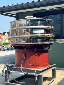 ตะแกรงร่อนเขย่าแบบสเตนเลส แบบปิ่นโต 3 ชั้น  ขนาดกว้าง 1 เมตร (100 cm)⚡️380V⚡️ด่วนนมีมาตัวเดียว‼️