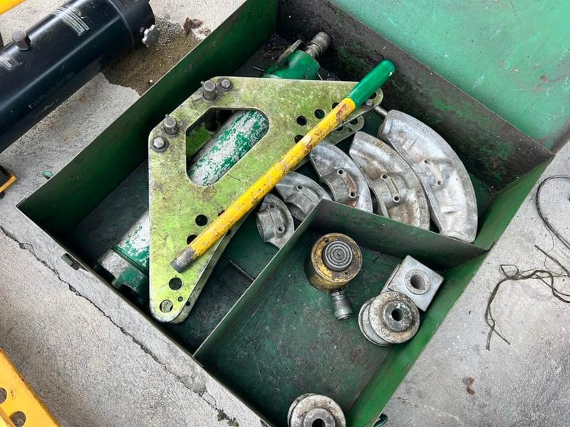 เครื่องดัดแป๊ป🇺🇸ENERPAC & GREENLEE🇺🇸Made in USA มาพร้อมอุปกรณ์ลูกดัดจัดเต็ม เข้ามา 3 ชุด