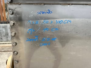 เครื่องผสมแนวนอนแบบสเตนเลส งานสเตนเลสสวยหนาพรีเมี่ยม⚡️380V⚡️เข้ามา 2 ตัว เครื่องผสมแนวนอนแบบสเตนเลส งานสเตนเลสสวยหนาพรีเมี่ยม⚡️380V⚡️เข้ามา 2 ตัว