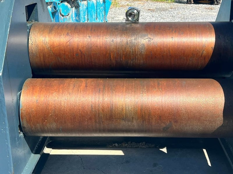 เครื่องม้วนเหล็กแผ่นประกอบใหม่ ขนาดเพลายาว 90 cm เพลาตัน ม้วนหนา 12~20 mm เหมาะสำหรับชิ้นงานหน้าแคบที่ต้องการความหนา 380V เครื่องม้วนเหล็กแผ่นประกอบใหม่ ขนาดเพลายาว 90 cm เพลาตัน ม้วนหนา 12~20 mm เหมาะสำหรับชิ้นงานหน้าแคบที่ต้องการความหนา 380V