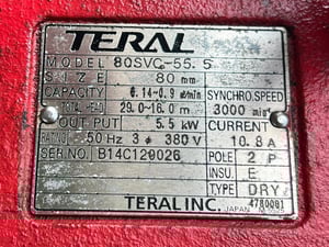 ปั้มจุ่มแช่ไดโว่(Submersible)🇯🇵TERAL & TSURUMI & EBARA🇯🇵ขนาด 7.5 HP⚡️380V⚡️เข้ามา 5 ตัว ปั้มจุ่มแช่ไดโว่(Submersible)🇯🇵TERAL & TSURUMI & EBARA🇯🇵ขนาด 7.5 HP⚡️380V⚡️เข้ามา 5 ตัว