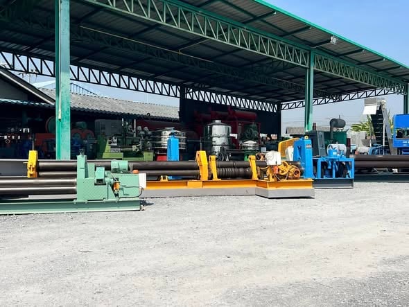 เครื่องม้วนเหล็กแผ่นเก่าญี่ปุ่น⚡️380V⚡️เข้ามา 4 ตัว