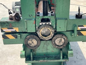 เครื่องม้วนเหล็กแผ่นเก่าญี่ปุ่น ขนาดเพลายาว 1 เมตร ม้วนหนา 12 mm ( 1000 x 12 mm )⚡️380V⚡️💥#สดจากนอก🇯🇵💥 เครื่องม้วนเหล็กแผ่นเก่าญี่ปุ่น ขนาดเพลายาว 1 เมตร ม้วนหนา 12 mm ( 1000 x 12 mm )⚡️380V⚡️💥#สดจากนอก🇯🇵💥