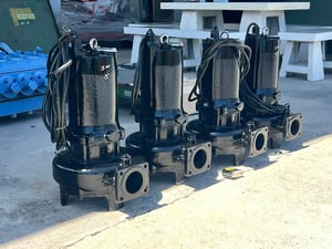 ปั้มจุ่มแช่ไดโว่(Submersible)🇯🇵ShinMaywa Japan🇯🇵ขนาด 5 HP  3”⚡️380V⚡️เข้ามา 4 ตัว