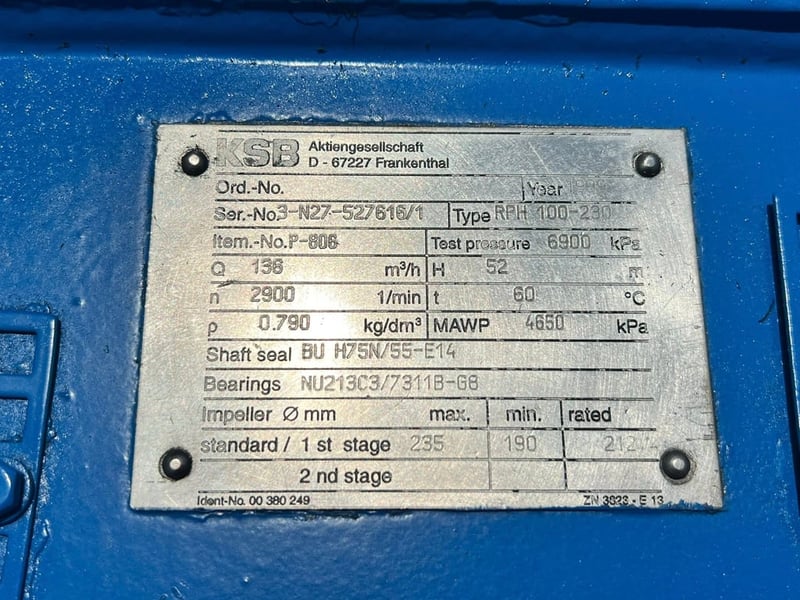 หัวปั้มน้ำหอยโข่ง🇩🇪KSB PUMP GERMANY🇩🇪เข้ามาใหม่หลายตัว