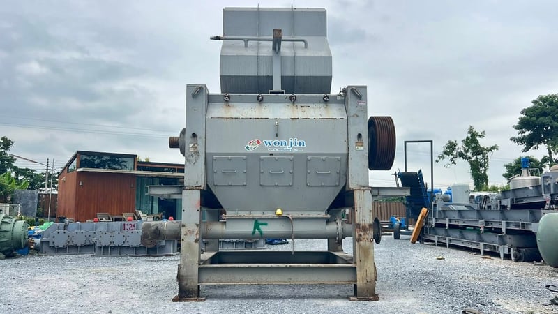 เครื่องเชรดเดอร์(Shedder_Machine)🇰🇷Made in KOREA🇰🇷รุ่นงานหนัก HEAVY DEUTY บดสับโม่พลาสติก (ใช้กับมอเตอร์ 150~220 HP) น้ำหนักเครื่อง 10 ตัน งานตัดประมูลสภาพสวย