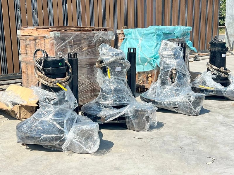 ปั้มเติมอากาศบ่อบำบัด🇯🇵ShinMaywa JAPAN🇯🇵ขนาด 7.5 HP  ท่อ 3”⚡️380V⚡️เข้ามา 6 ตัว💥#ของใหม่เก็บสแปยังไม่ได้ใช้งาน💯