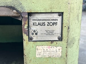 เครื่องดัดแป๊ปไฮดรอลิคงานยุโรป(PROFILE_BENDING_MACHINE)🇩🇪KLAUS ZOPE GERMANY🇩🇪 รุ่น C-403 HE⚡️380V⚡️