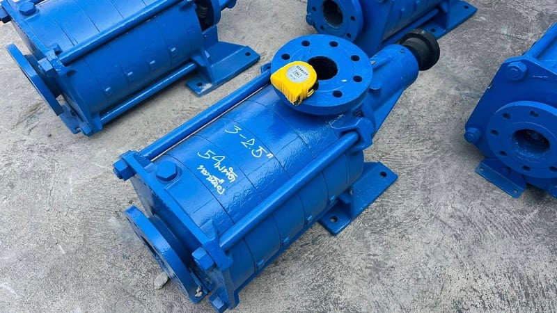 ปั้มมัลติจสเตทหลายใบพัด🇩🇪INGERSOLL-DRESSER🇩🇪ใบพัดทองเหลือง ขนาดท่อ 3~2.5” H : 61 m Q : 17 m3h เข้ามา 6 ตัว ปั้มมัลติจสเตทหลายใบพัด🇩🇪INGERSOLL-DRESSER🇩🇪ใบพัดทองเหลือง ขนาดท่อ 3~2.5” H : 61 m Q : 17 m3h เข้ามา 6 ตัว