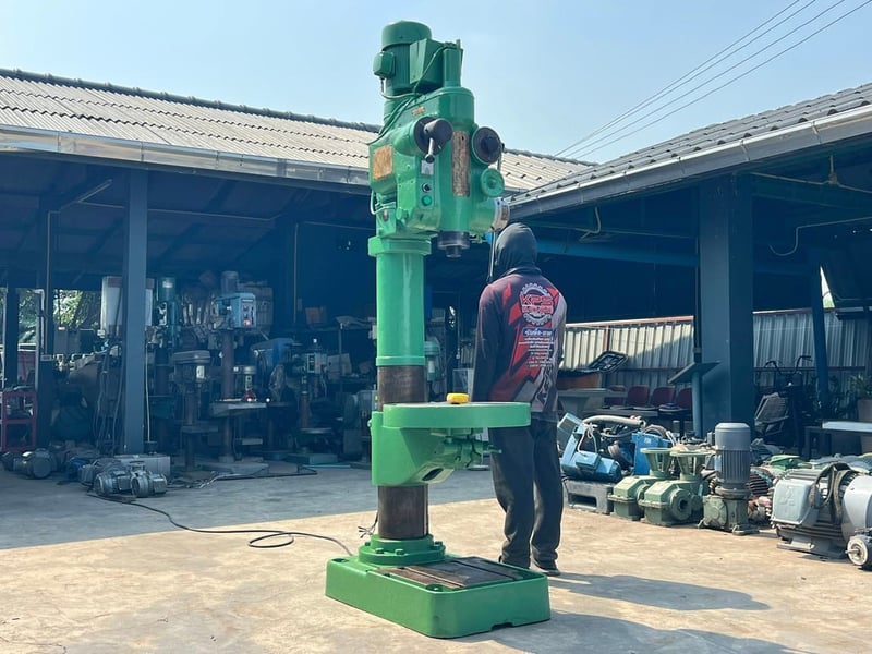 แท่นสว่านเจาะต้าปญี่ปุ่น🇯🇵YOSHIDA JAPAN🇯🇵รุ่นงานใหญ่ YUD-600  เจาะโต 2” ต๊าปโต 1”⚡️380V⚡️