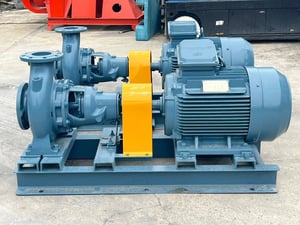 ชุดปั้มน้ำหอยโข่ง🇮🇹CALPEDA ITALY🇮🇹ขนาด 40 HP ขนาดท่อ 5~4”  H : 45 m Q : 300 m3h⚡️380V⚡️เข้ามา 2 ชุด