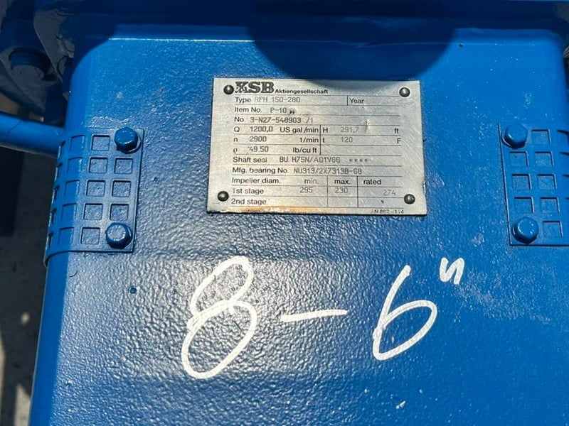 หัวปั้มน้ำหอยโข่ง🇩🇪KSB PUMP GERMANY🇩🇪เข้ามาใหม่หลายตัว