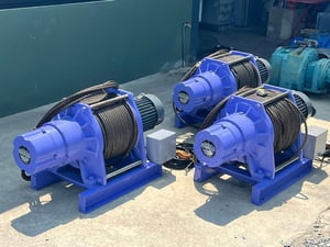 กว้านสลิงไฟฟ้า COME UP TAIWAN วิ้นซ์สลิง ขนาด 2.2 ton (2200 kg)⚡️380V⚡️เข้ามา 3 ตัว