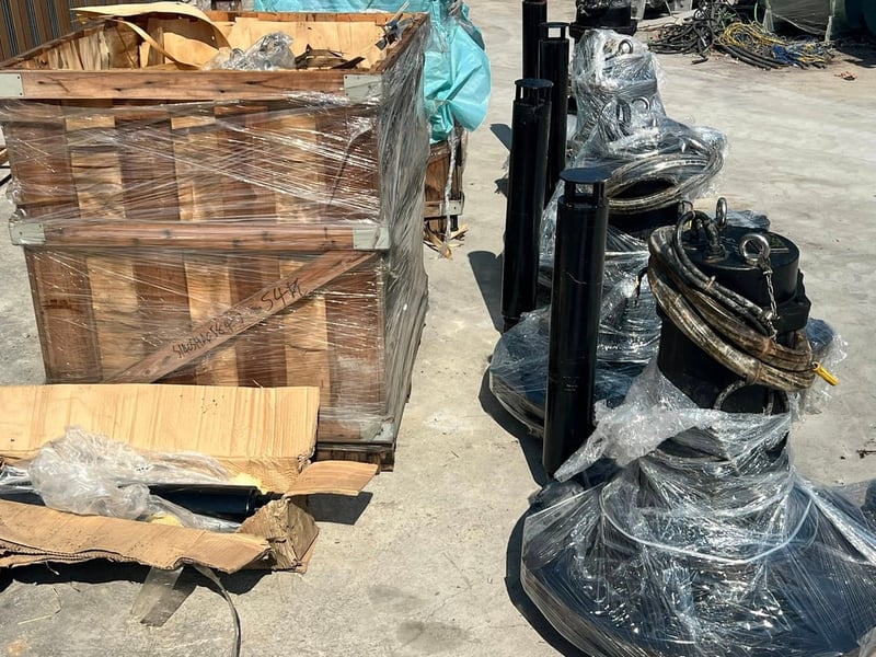 ปั้มเติมอากาศบ่อบำบัด🇯🇵ShinMaywa JAPAN🇯🇵ขนาด 7.5 HP  ท่อ 3”⚡️380V⚡️เข้ามา 6 ตัว💥#ของใหม่เก็บสแปยังไม่ได้ใช้งาน💯