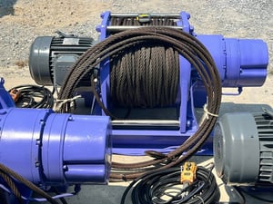 กว้านสลิงไฟฟ้า COME UP TAIWAN วิ้นซ์สลิง ขนาด 2.2 ton (2200 kg)⚡️380V⚡️เข้ามา 3 ตัว