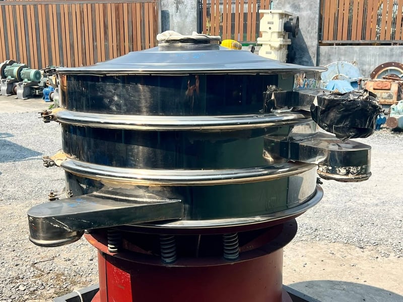 ตะแกรงร่อนเขย่าแบบสเตนเลส แบบปิ่นโต 3 ชั้น  ขนาดกว้าง 1 เมตร (100 cm)⚡️380V⚡️ด่วนนมีมาตัวเดียว‼️