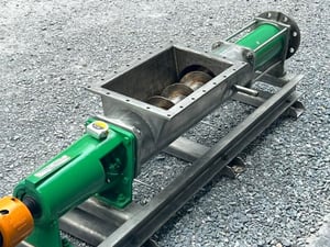 สกรูเพลสสเตนเลสงานยุโรปALLWEILER AG GERMANY ท่อ 6” ห้องสกรูยาว 140 cm เกียร์ขนาด 5 HP 380V สกรูเพลสสเตนเลสงานยุโรปALLWEILER AG GERMANY ท่อ 6” ห้องสกรูยาว 140 cm เกียร์ขนาด 5 HP 380V